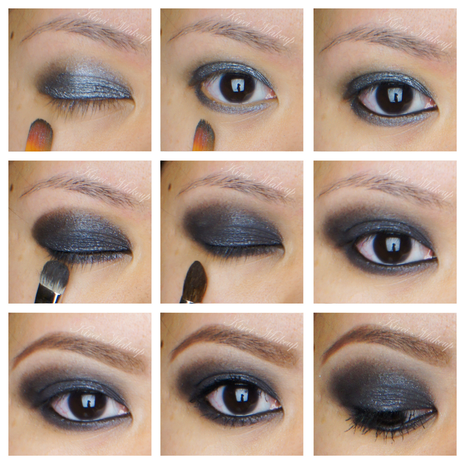 Black Smokey Eye Makeup  Simple ways to apply Dark eye makeup