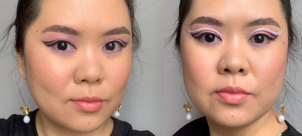 Purple and Peach Spring Makeup ft. KVD Pastel Goth